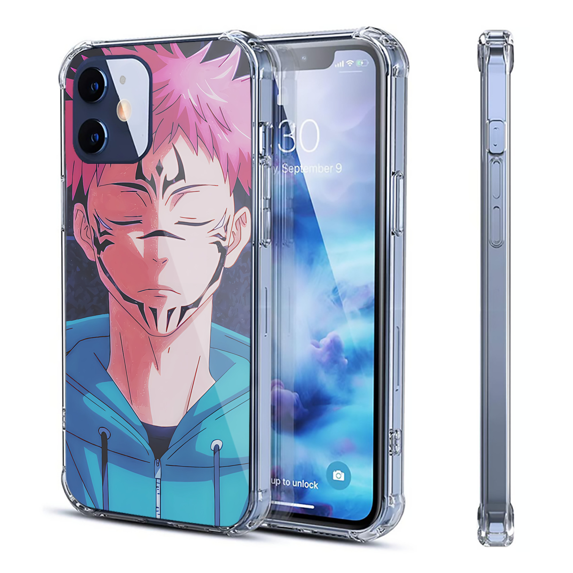 （画像用） SPY×FAMILY间谍家家酒 【iPhone 12シリーズ対応】透明スマホケース（クリアソフトケース）